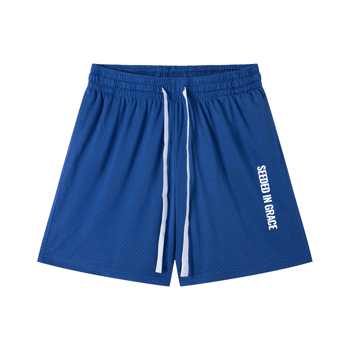 Mesh Drawstring Shorts