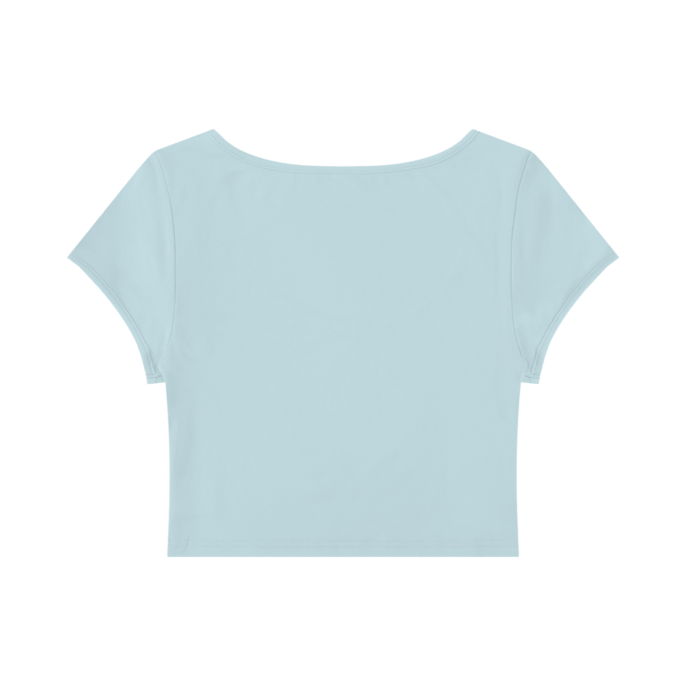 Slim Cap Sleeve Crop T-Shirt