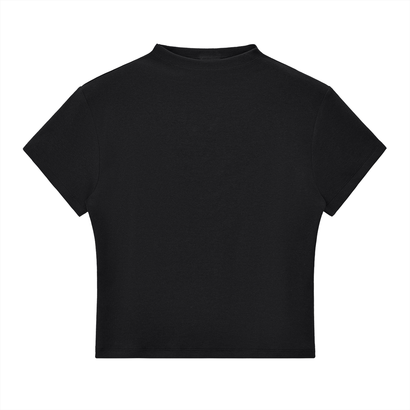 Slim Fit Mock Neck T-Shirt