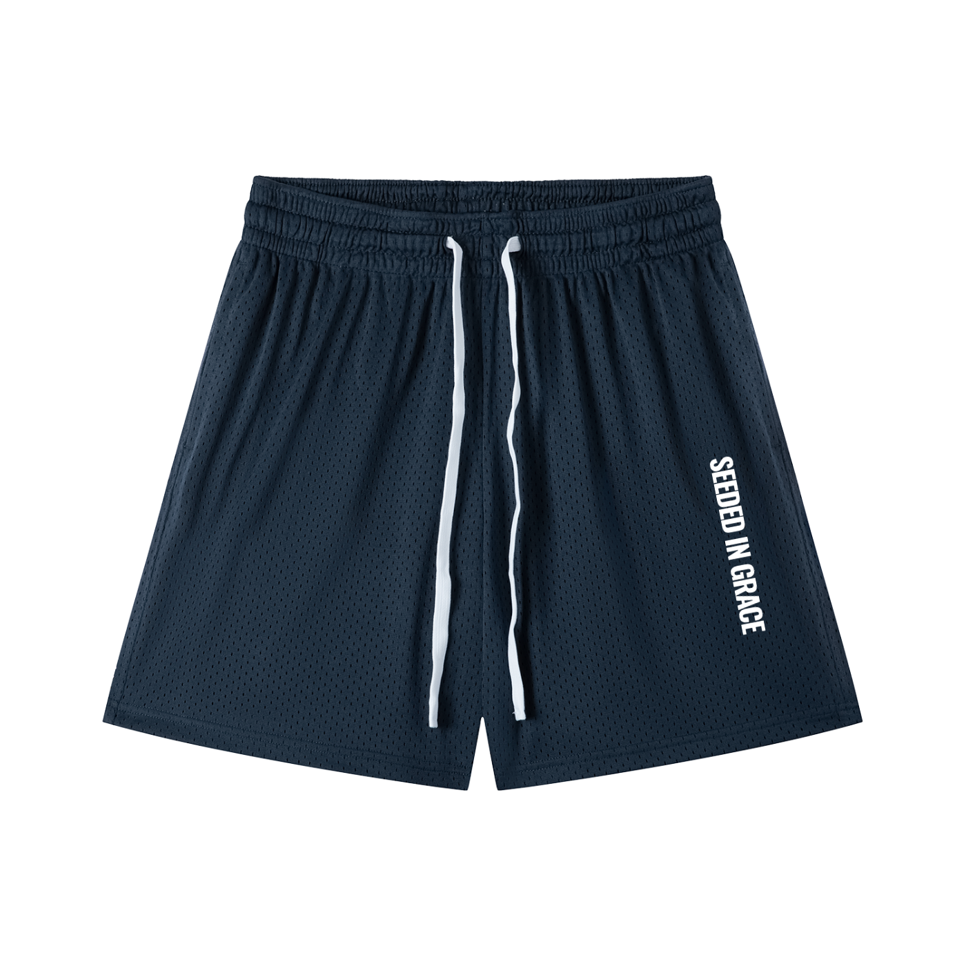 Mesh Drawstring Shorts