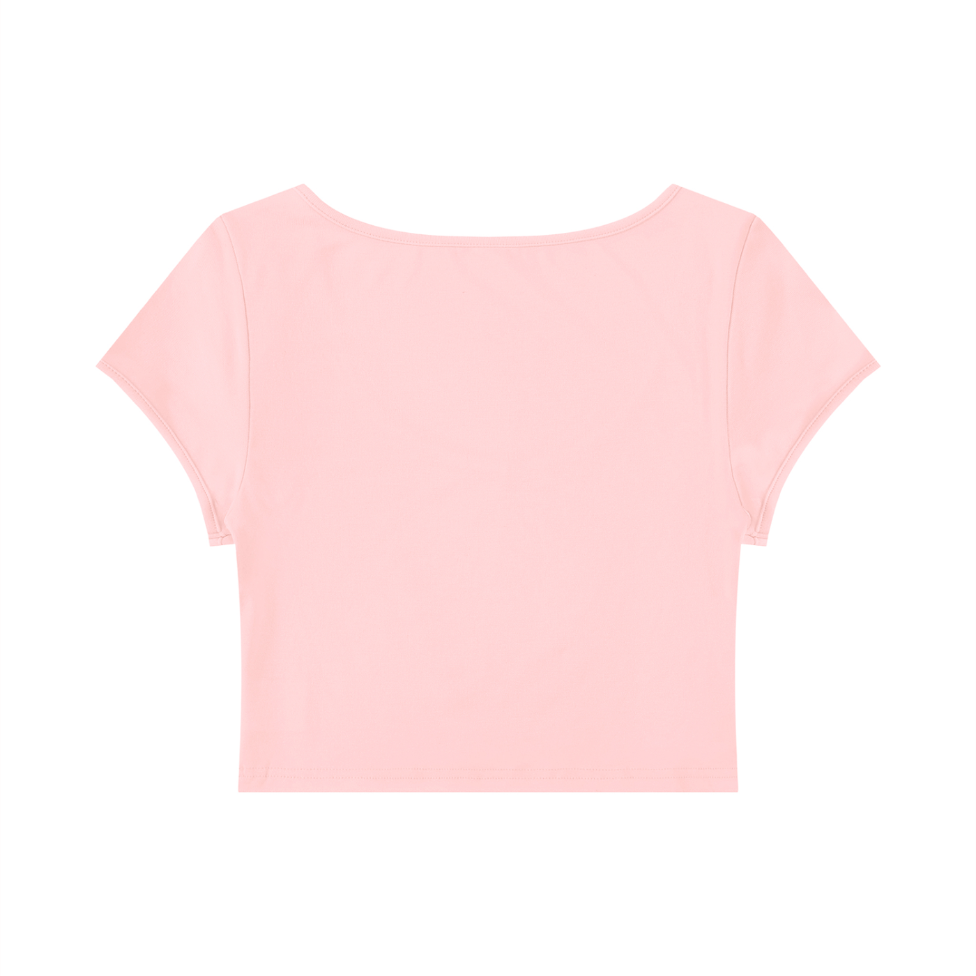 Slim Cap Sleeve Crop T-Shirt