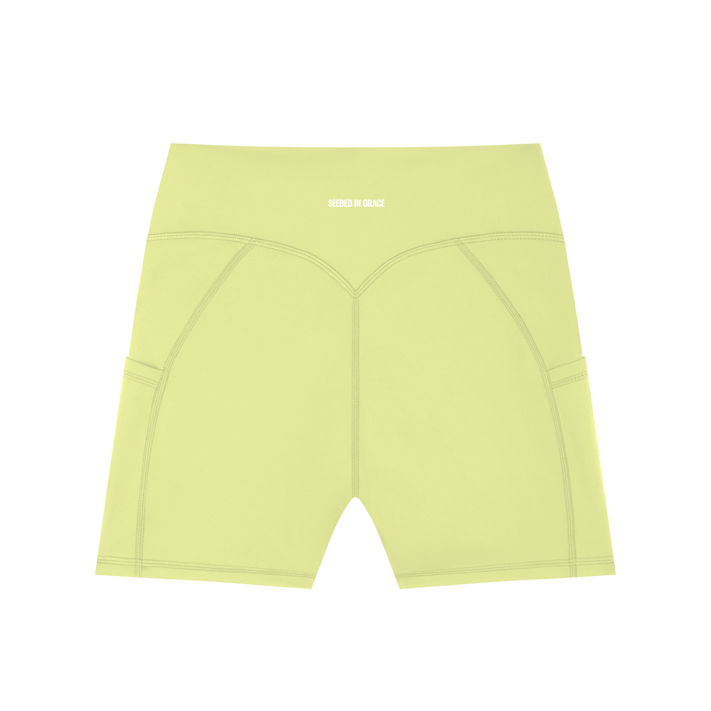 High-Waisted Pocket Biker Shorts