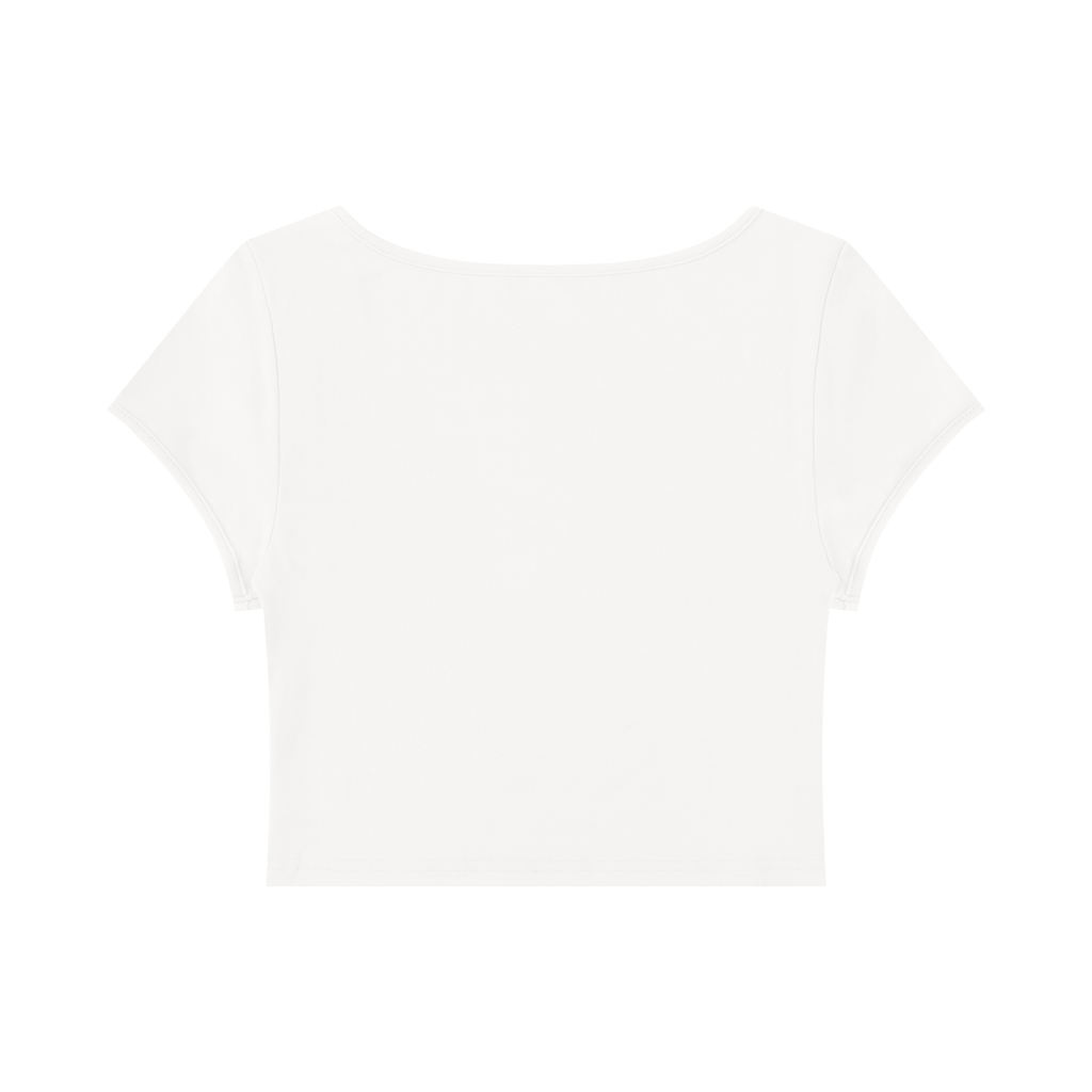 Slim Cap Sleeve Crop T-Shirt