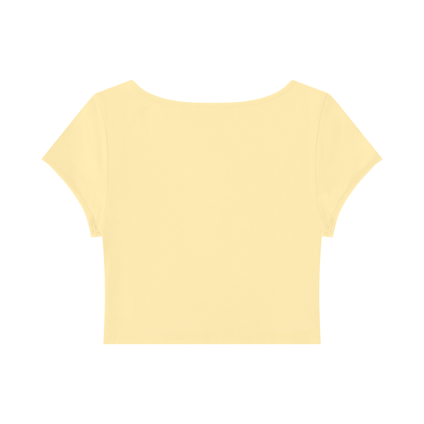 Slim Cap Sleeve Crop T-Shirt