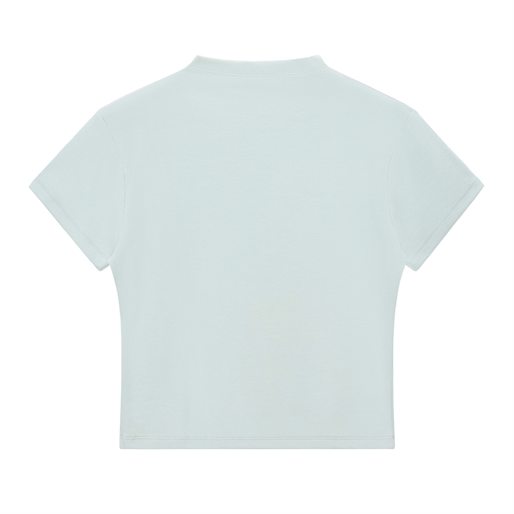 Slim Fit Mock Neck T-Shirt