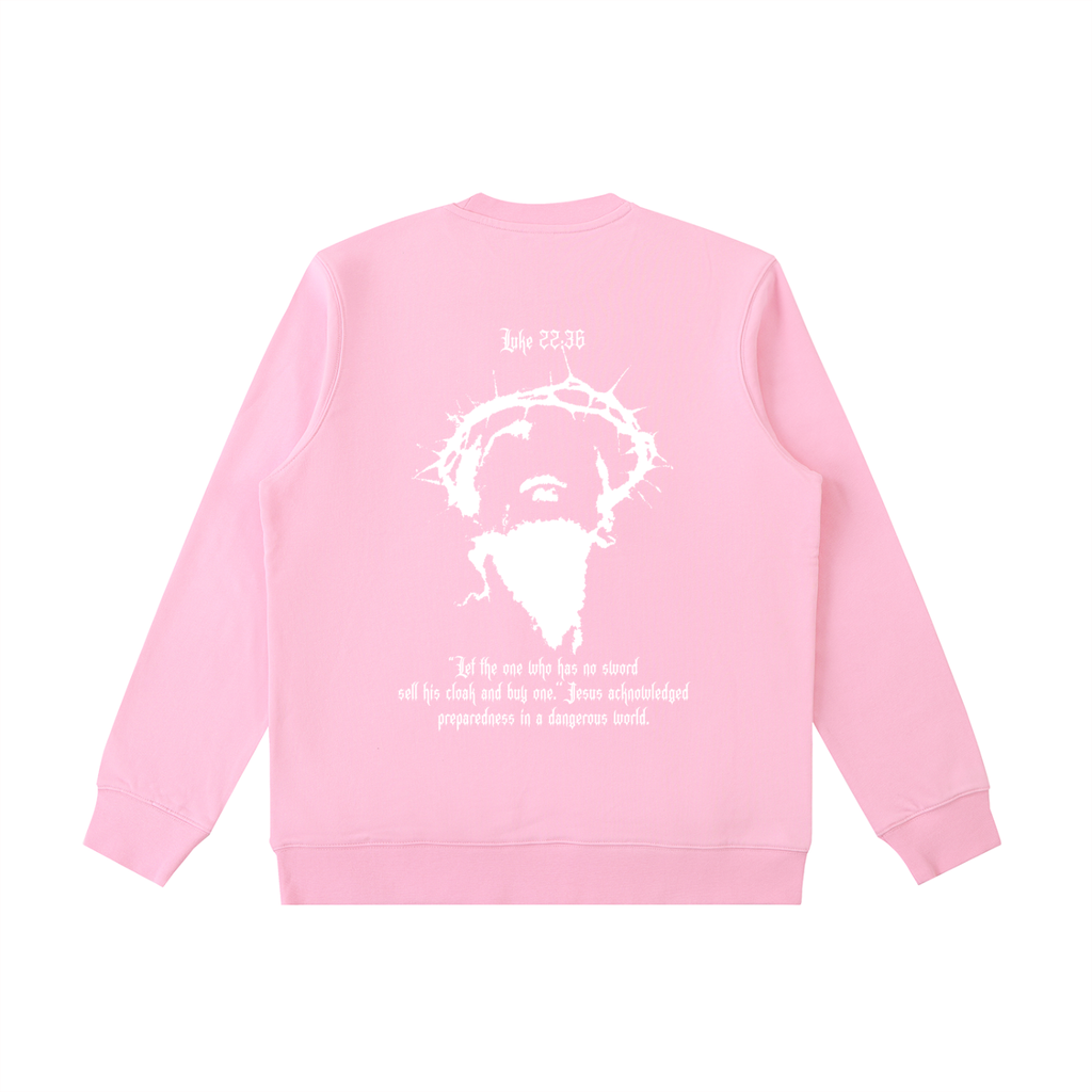 Luke 22:36 Essential Heavyweight Crewneck Sweatshirt