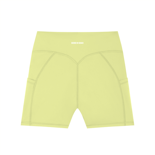 High-Waisted Pocket Biker Shorts