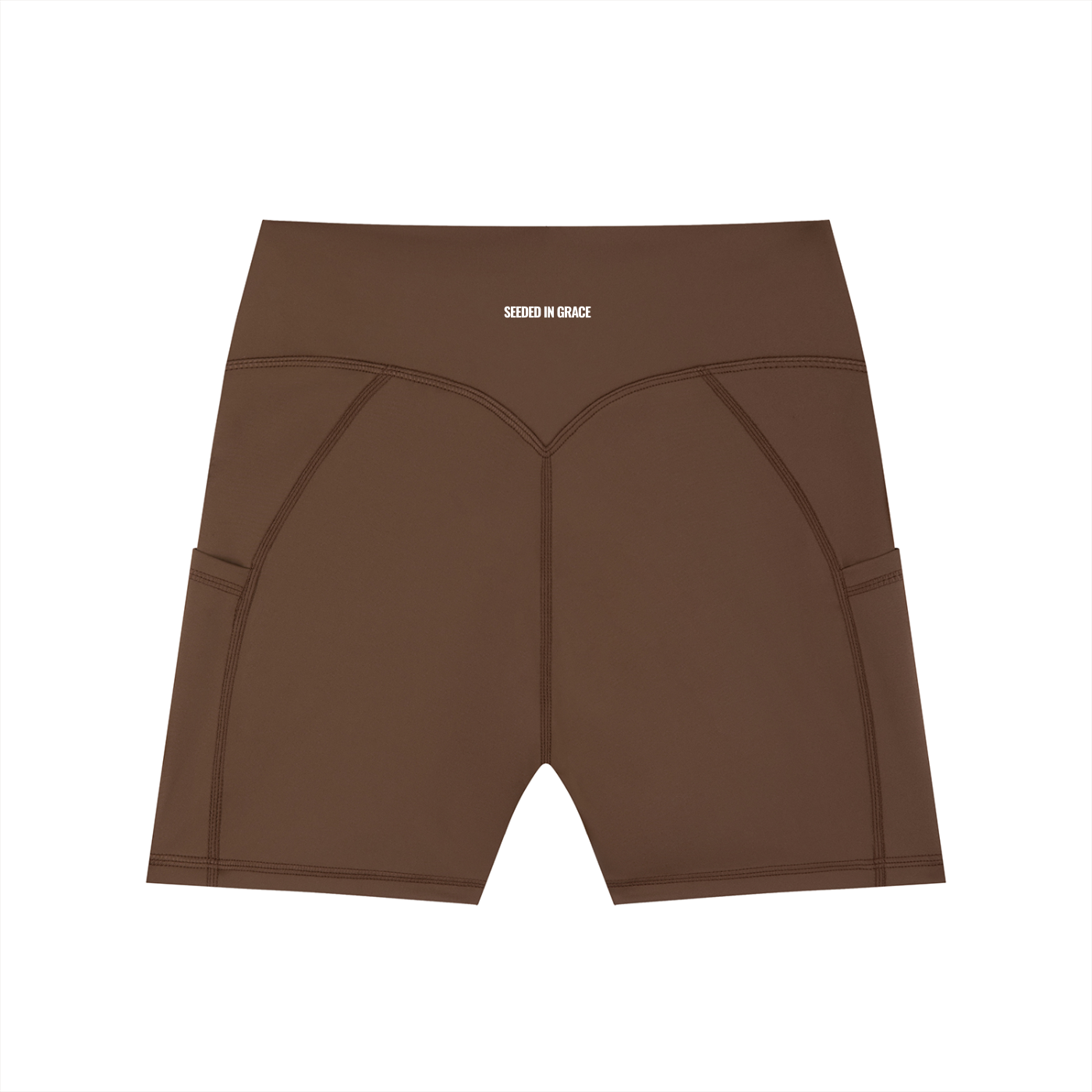 High-Waisted Pocket Biker Shorts