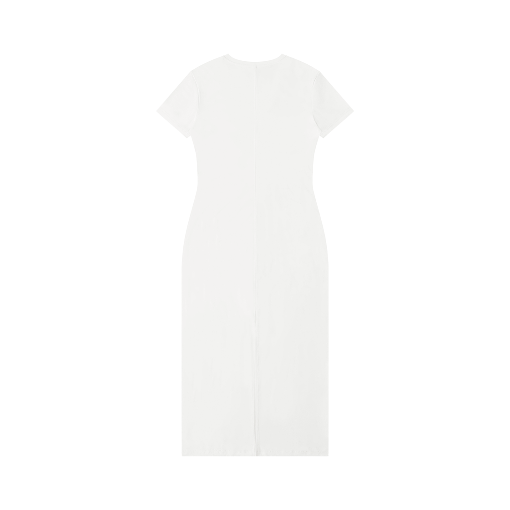 V-Neck Short Sleeve Maxi Dress