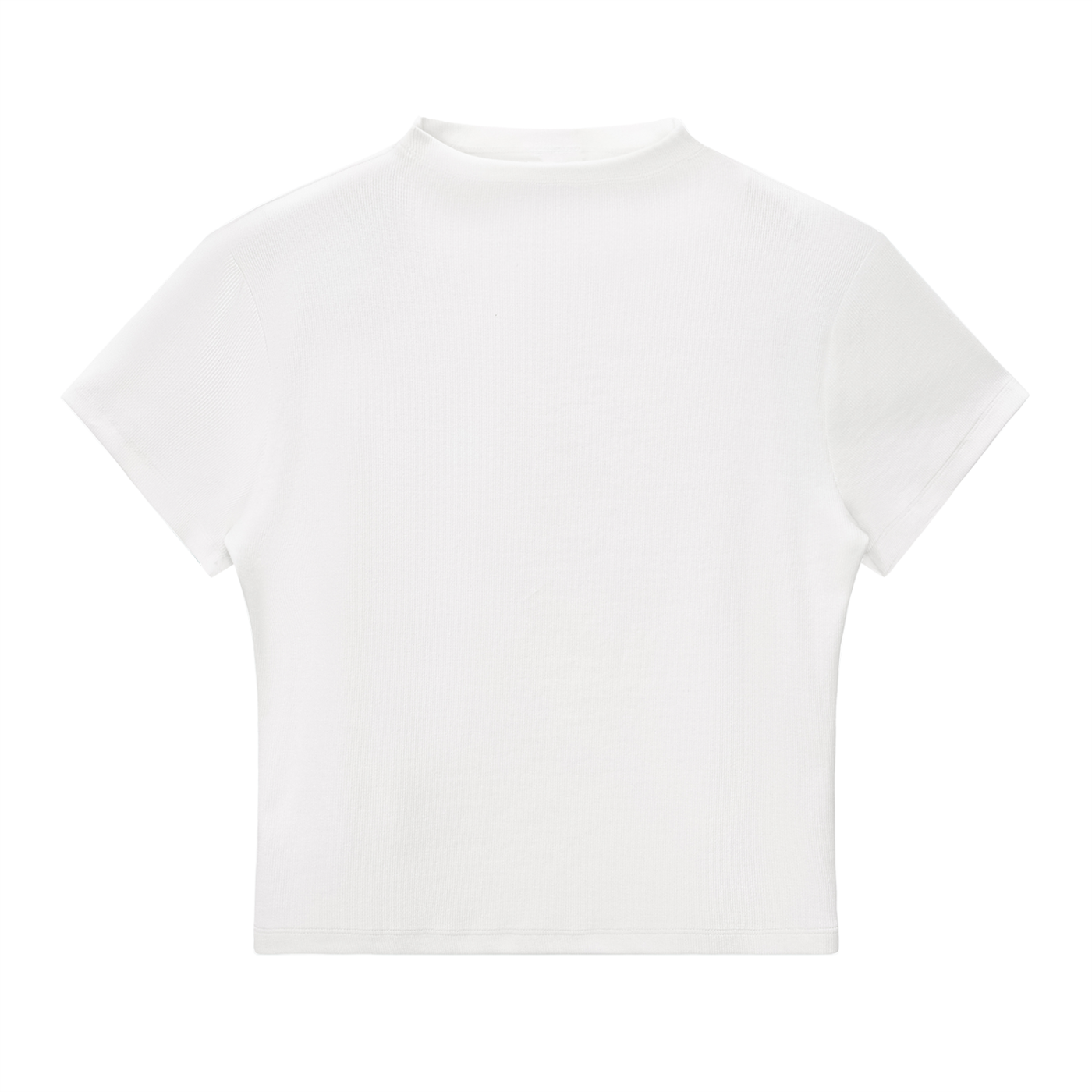 Slim Fit Mock Neck T-Shirt