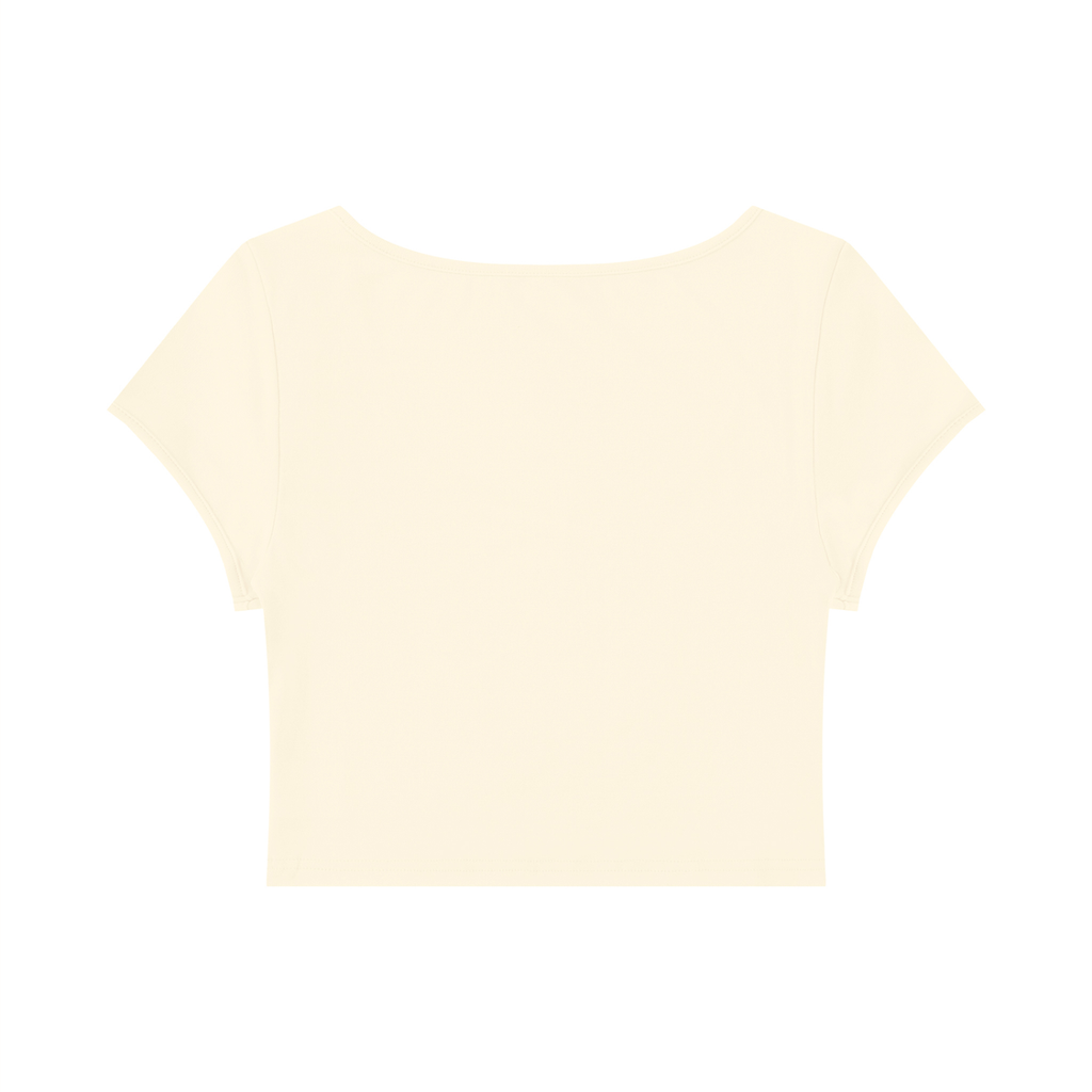 Slim Cap Sleeve Crop T-Shirt