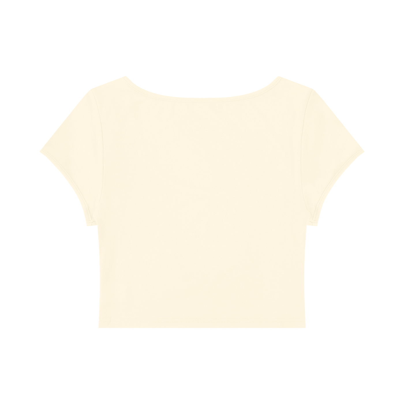 Slim Cap Sleeve Crop T-Shirt