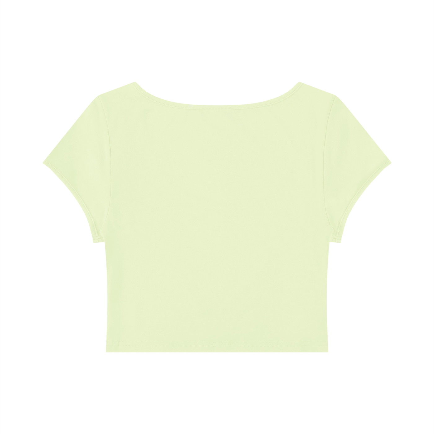 Slim Cap Sleeve Crop T-Shirt