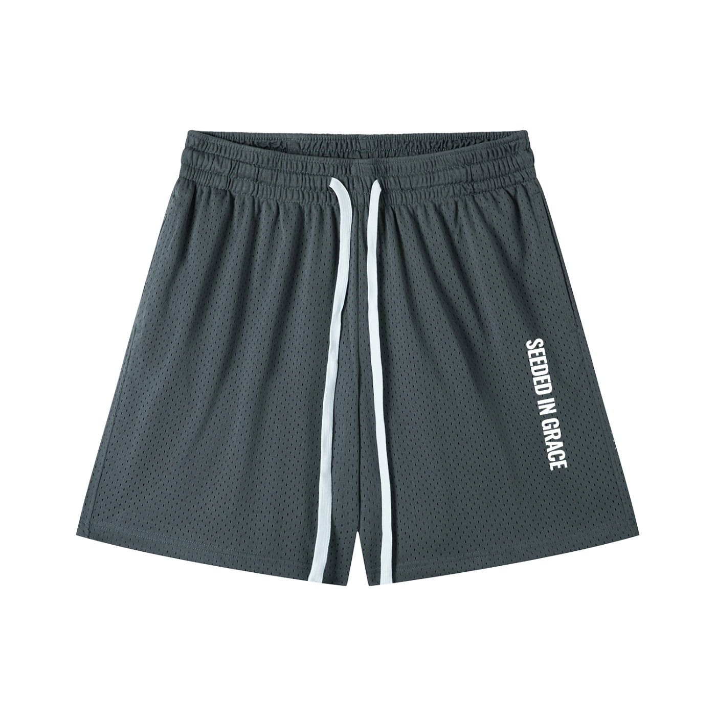 Mesh Drawstring Shorts