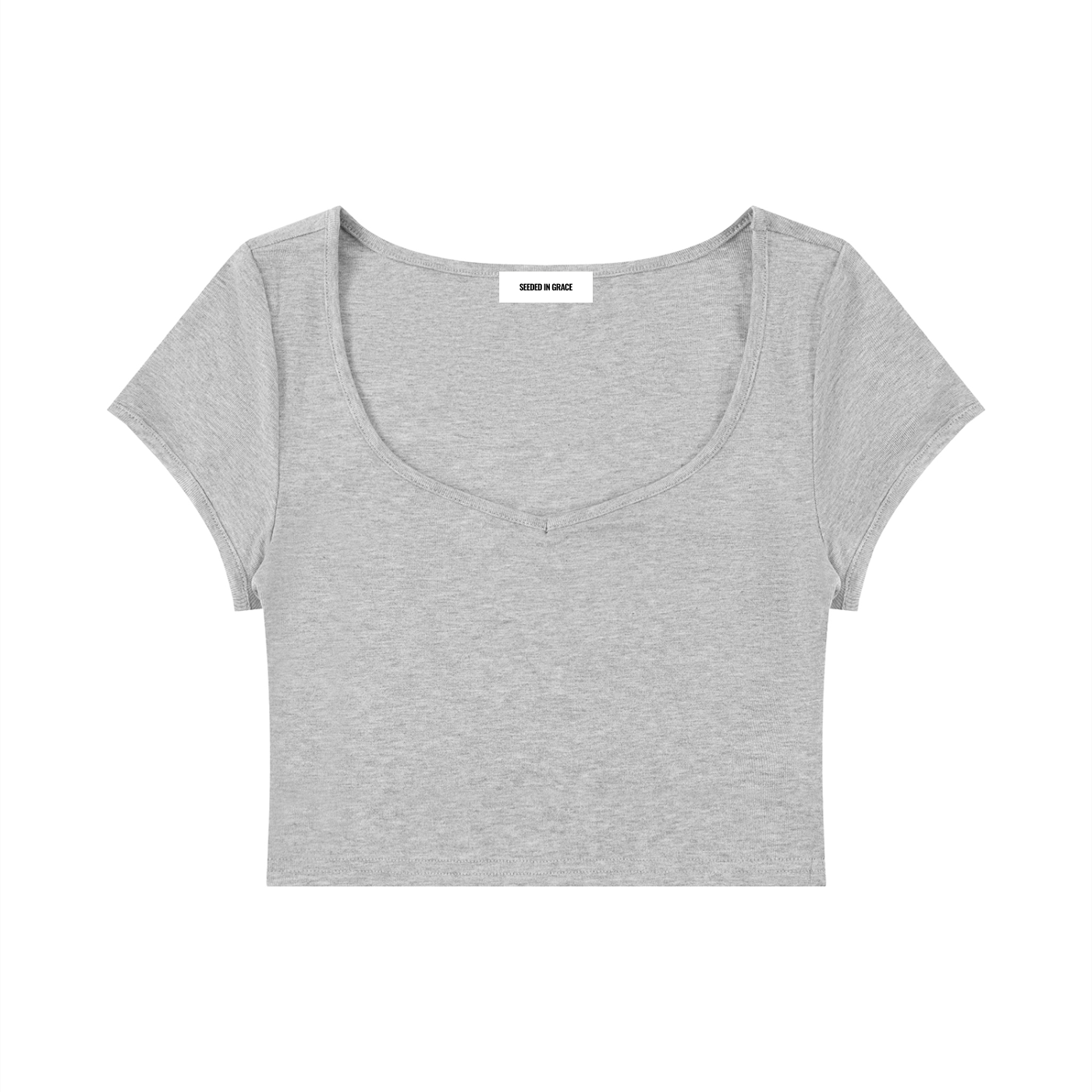 Slim Cap Sleeve Crop T-Shirt