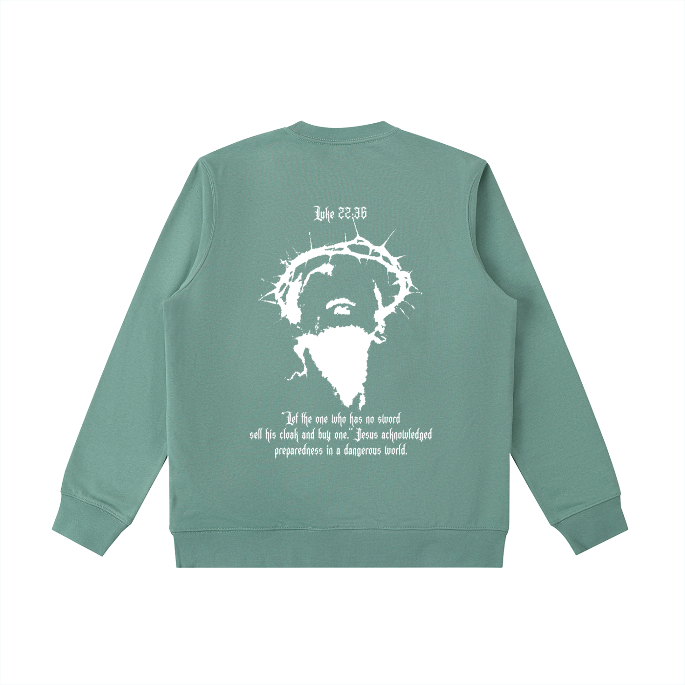 Luke 22:36 Essential Heavyweight Crewneck Sweatshirt