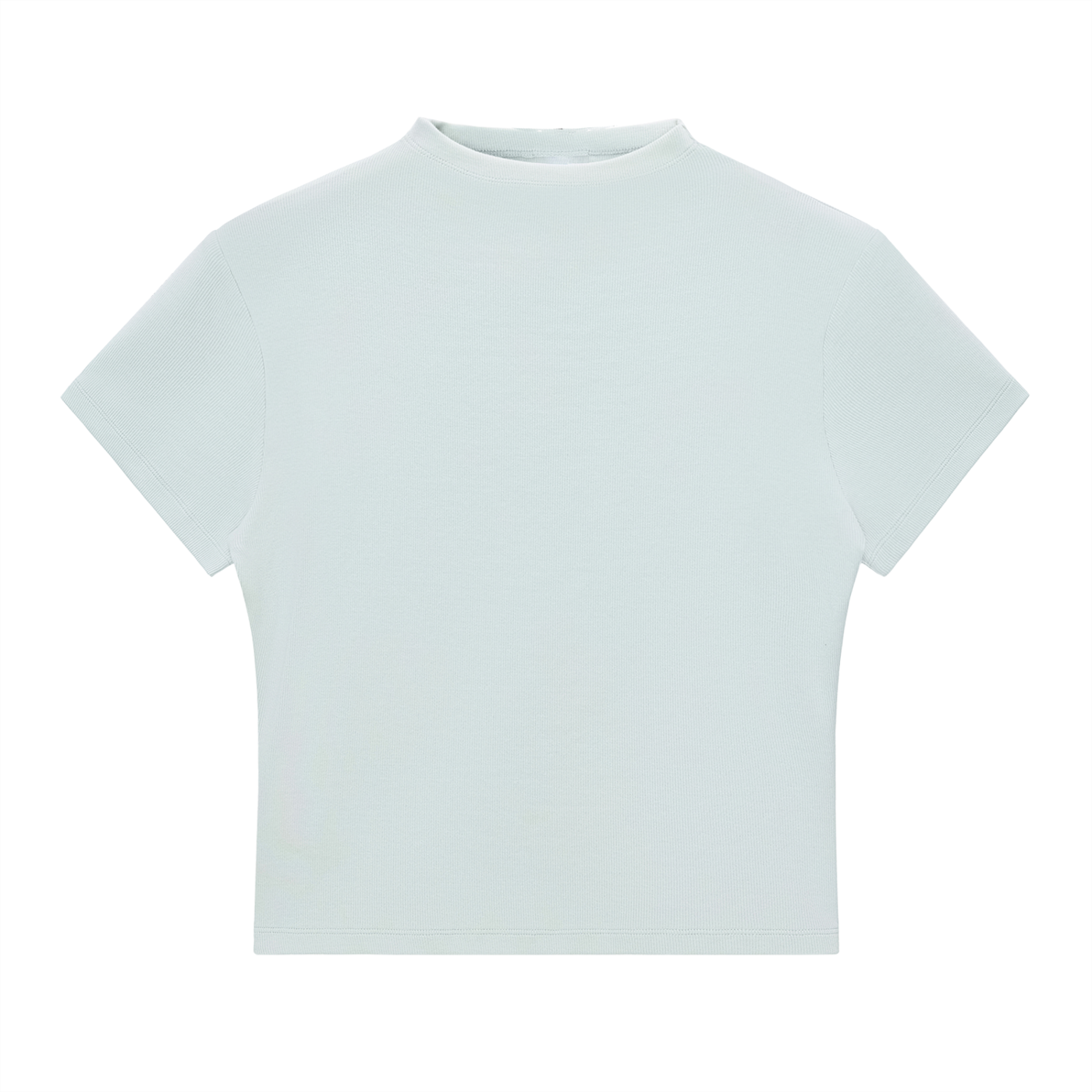 Slim Fit Mock Neck T-Shirt