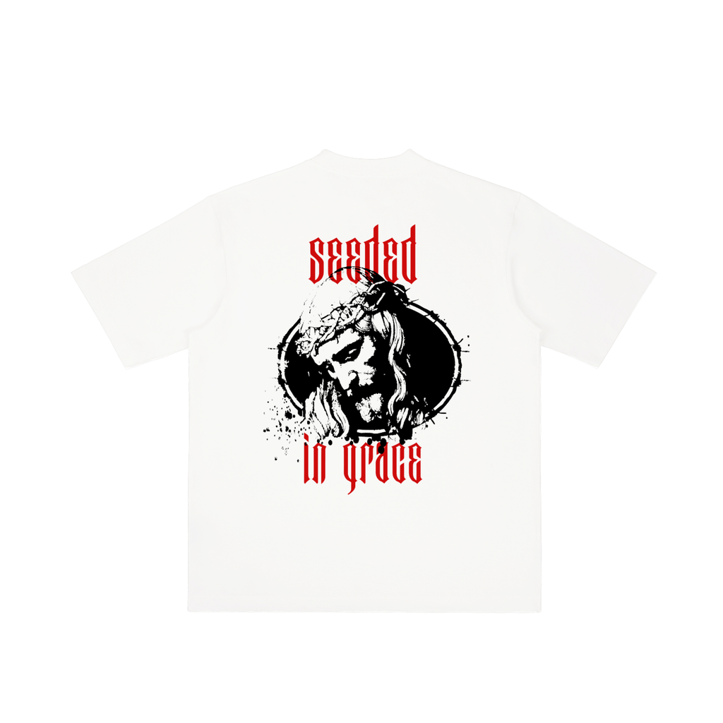 Seeded In Grace Wash Drop Shoulder T-shirt