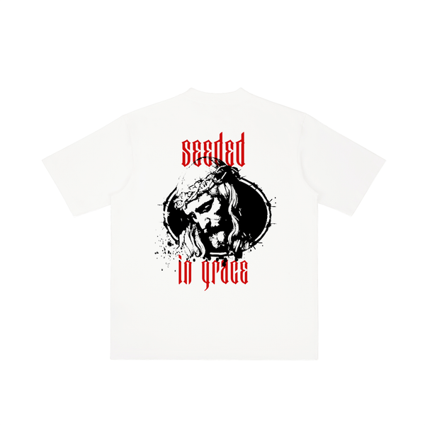 Seeded In Grace Wash Drop Shoulder T-shirt