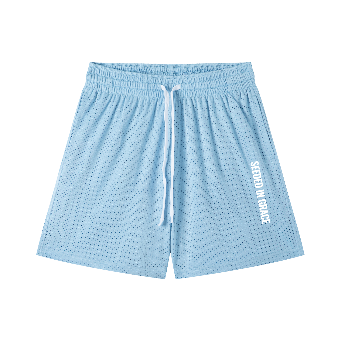 Mesh Drawstring Shorts