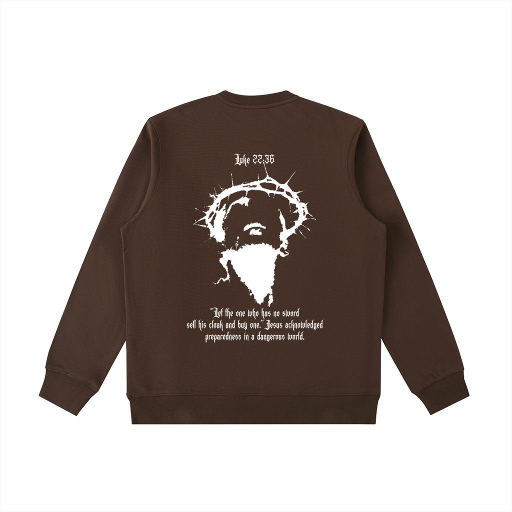 Luke 22:36 Essential Heavyweight Crewneck Sweatshirt