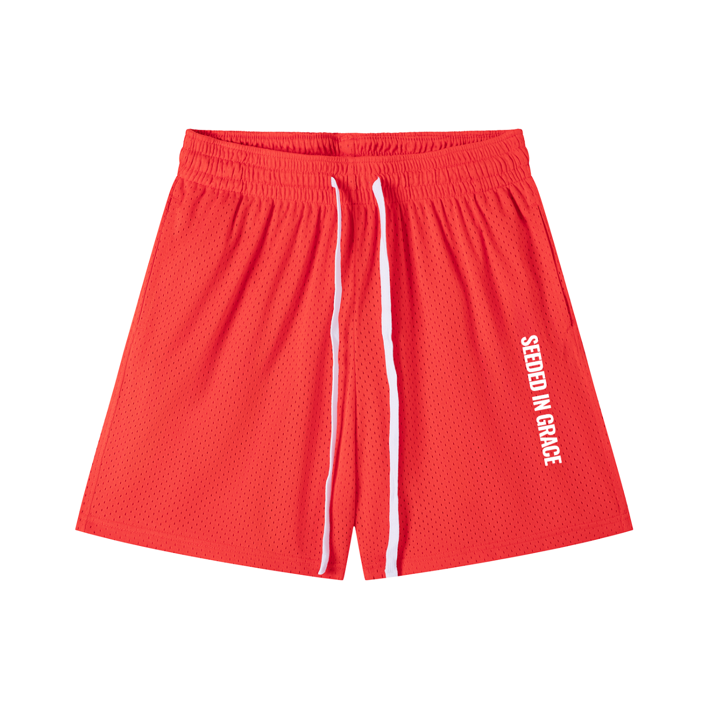 Mesh Drawstring Shorts