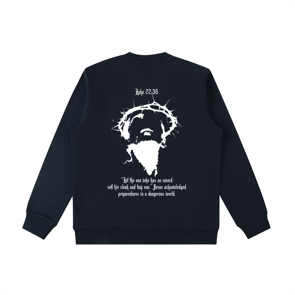 Luke 22:36 Essential Heavyweight Crewneck Sweatshirt
