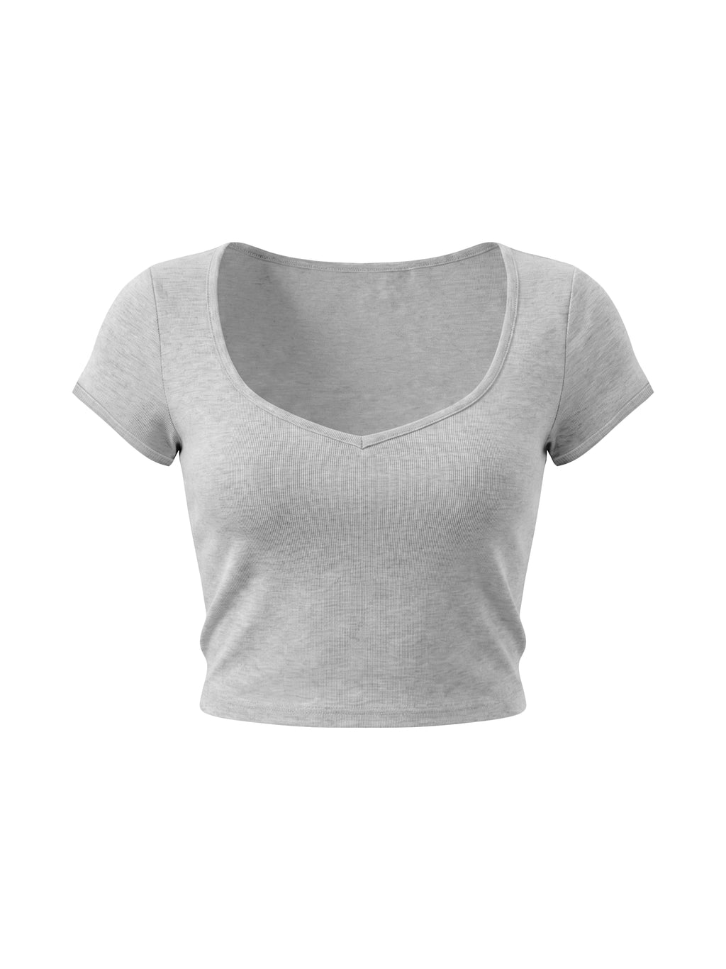 Slim Cap Sleeve Crop T-Shirt